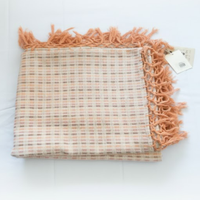 Square Shape Table Mat in Orange