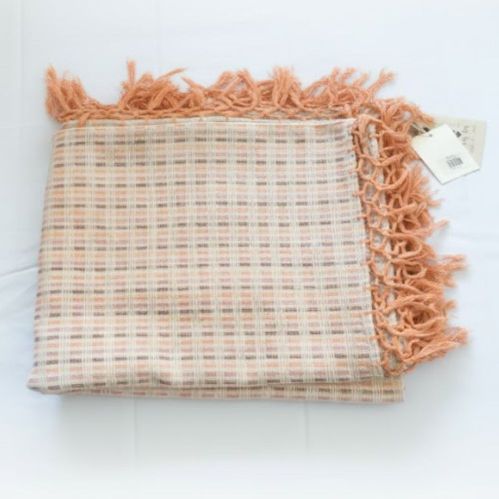 Square Shape Table Mat in Orange