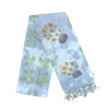 Garten: Eco Print Shawl Natural Cotton with Botanical Prints