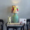 Love Birds: Table Lamp (Mint Green)