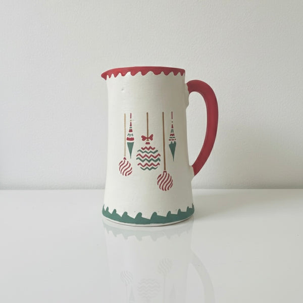 Decorative Christmas Pitcher