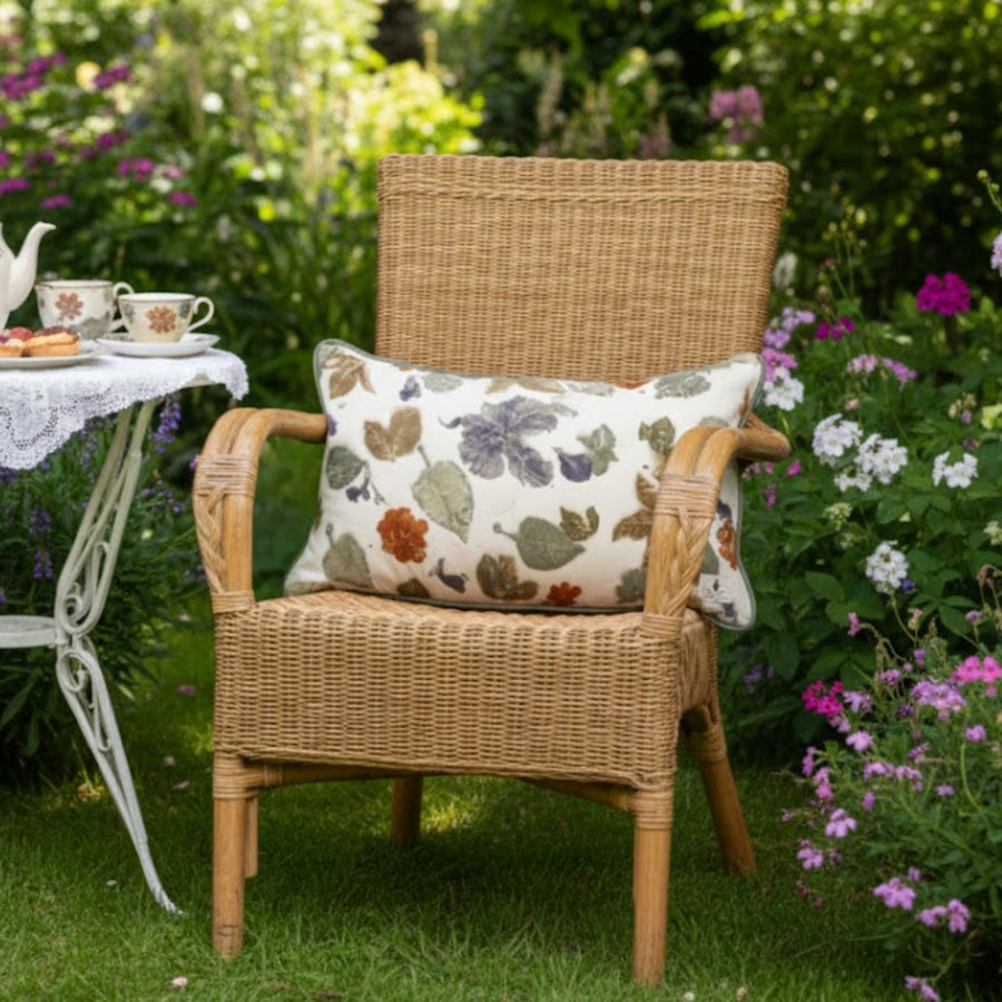 Garten: Eco Print Cushion Cover (Rectangle)