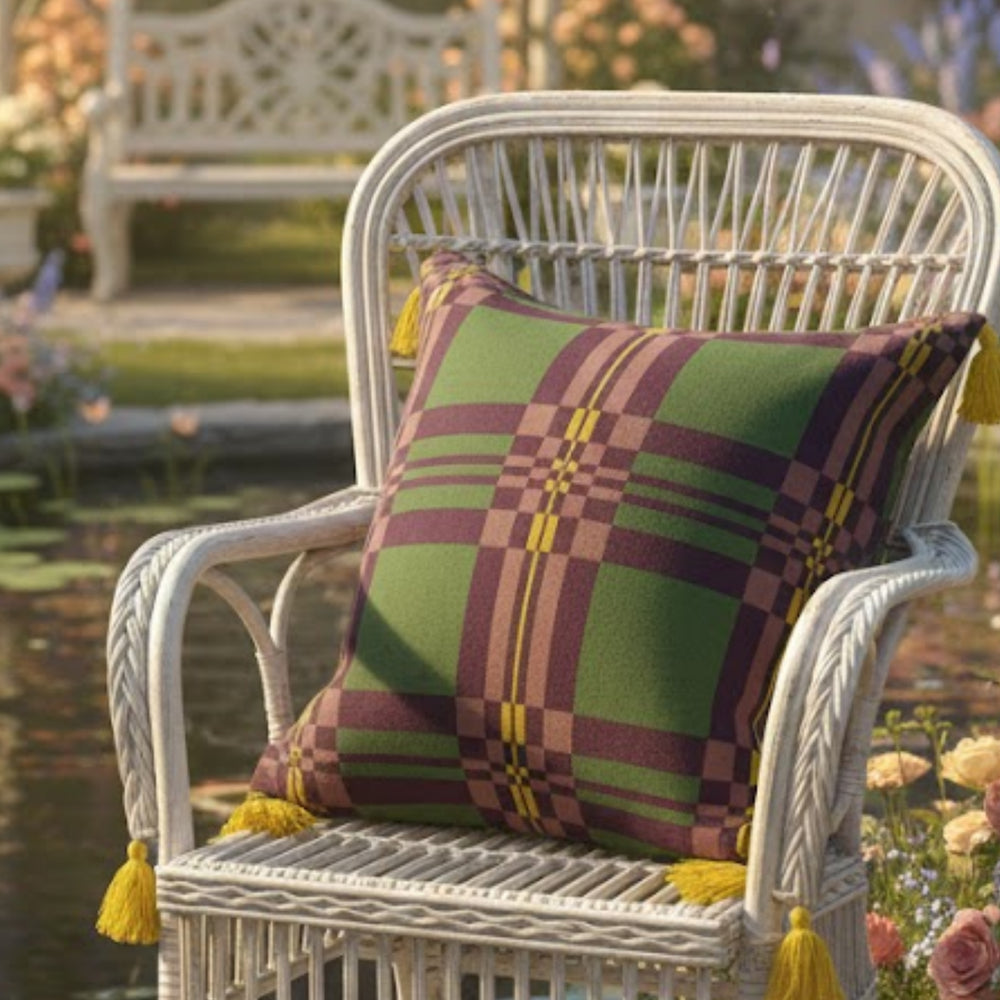 Garten: “War Da” Cushion Cover  (Square)