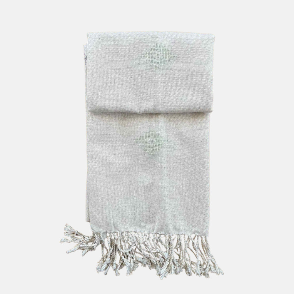 Diamond Pattern Cotton Shawl