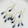 Elegant Cascade Hoop Earrings