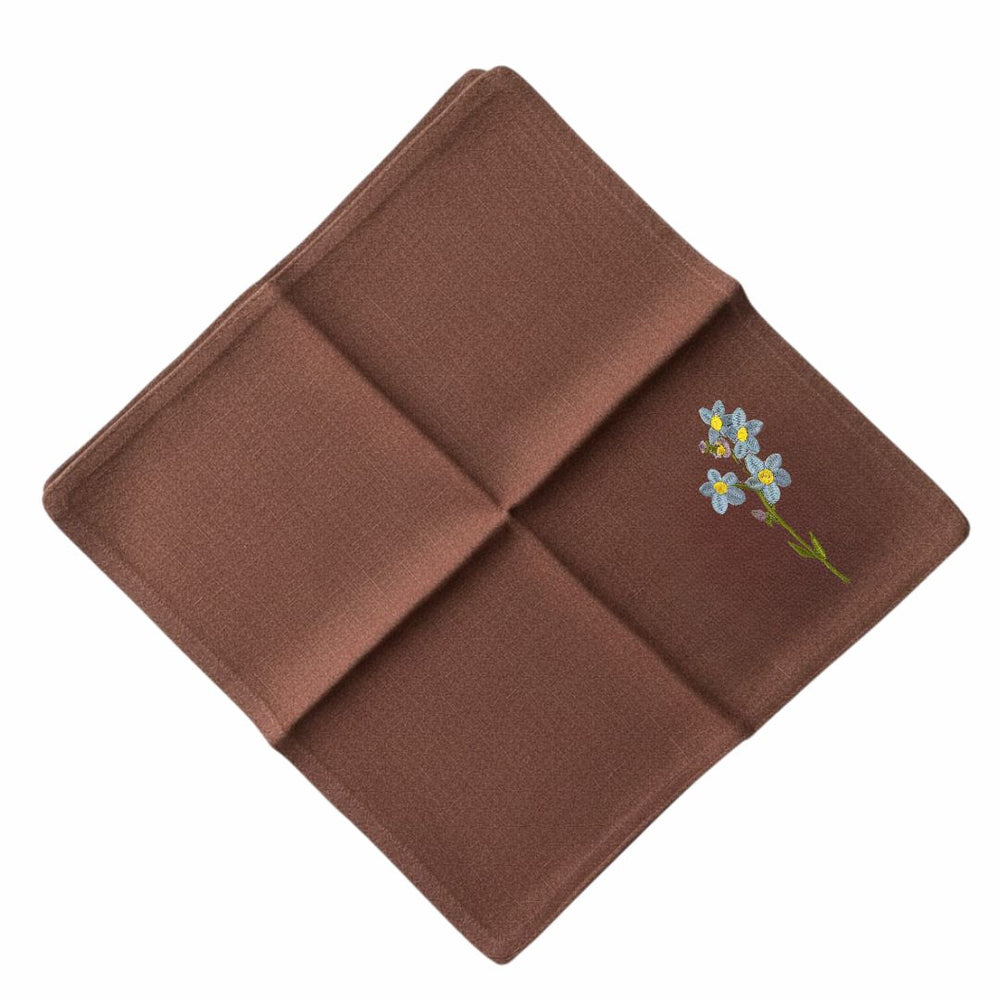 Flore: Embroidered Cotton Tea Towel