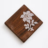 Elegant Flore: Wooden Coaster