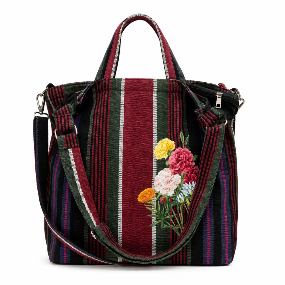 Blooming Flore Cotton Tote Bag