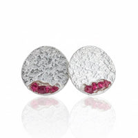 Elegant Fish Spinel and Sparkling Sliver Earrings