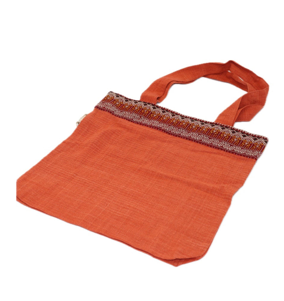 Shae Satt Collection: Cotton Tote Bag (Orange)