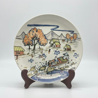 Round Hand-painted Plate