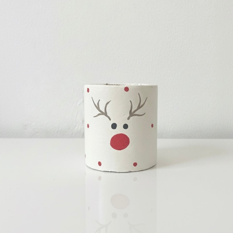 Decorative Christmas Reindeer Pencil Holder