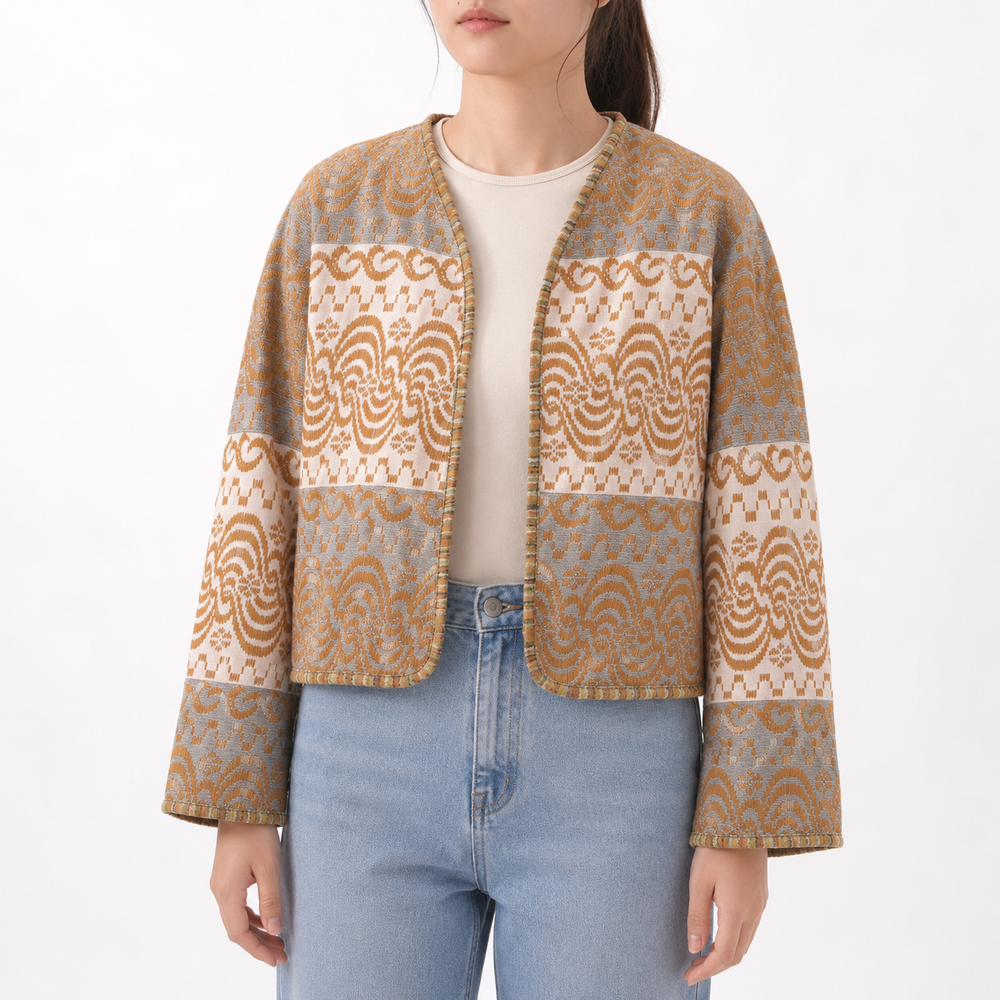 Twal Tar Jacket (Cream Grey)