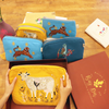 Heritage Touch Collection: Embroidered Cosmetic Pouch