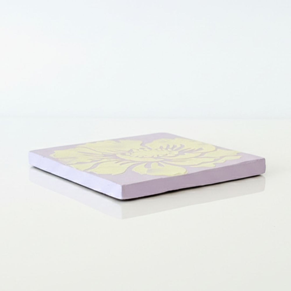 Table Tale: Square Clay Coaster