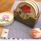 Table Tales Collection: Rose Design Round Clay Coaster Set
