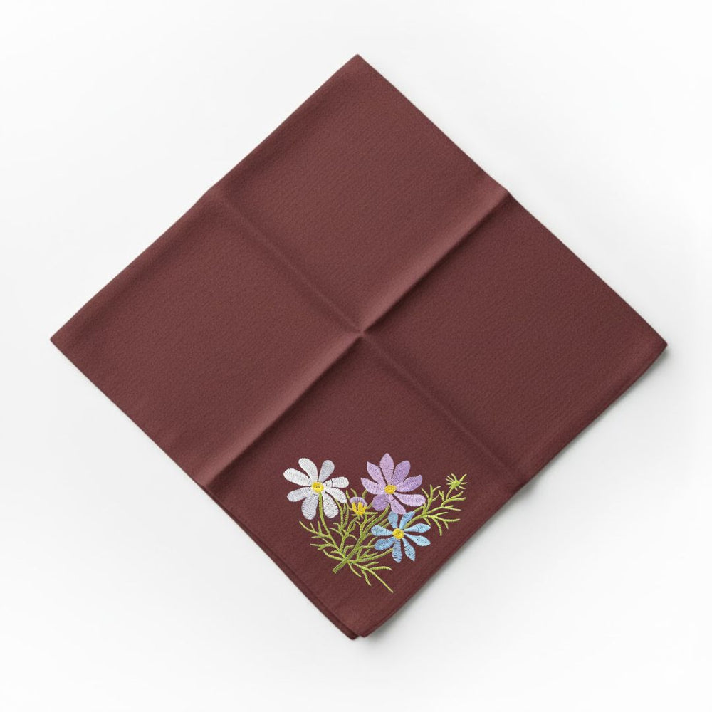 Flore: Embroidered Cotton Tea Towel