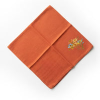 Flore: Embroidered Cotton Tea Towel