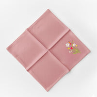 Flore: Embroidered Cotton Tea Towel