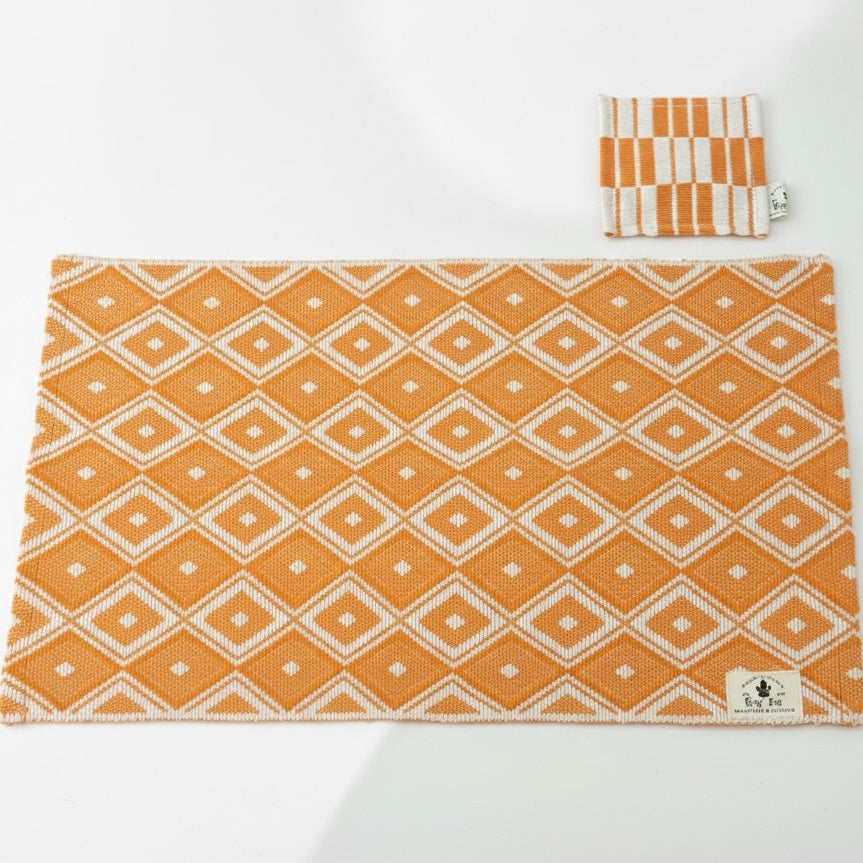 Diamond Pattern Placemat and Coaster (per set)