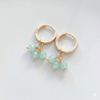 Celeste Triple Bead Cluster Earrings