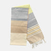 Cotton Shawl with Colorful Stripes: Colorful Squares