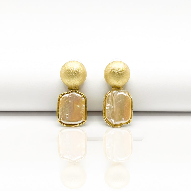 Mira Gold Drop Earrings