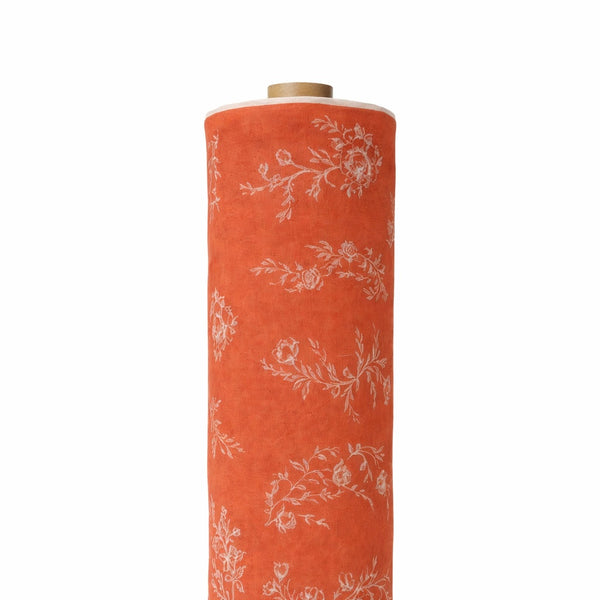 Soft Touch Botanical Outline Print Fabric Roll