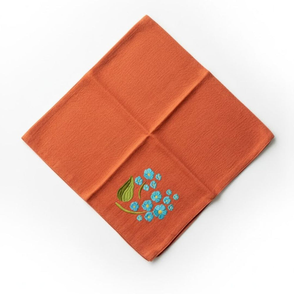 Embroidered Cotton Tea Towel