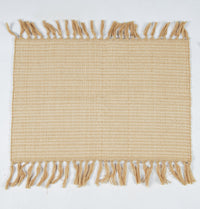 Light Brown Handwoven Cotton Placemat (per set)