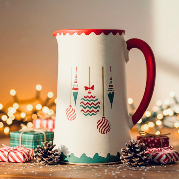 Decorative Christmas Pitcher