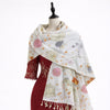 Garten: Eco Print Shawl with Natural Cotton Botanical Prints