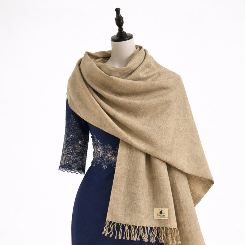 Garten: Elegant Silk and Lotus Shawl