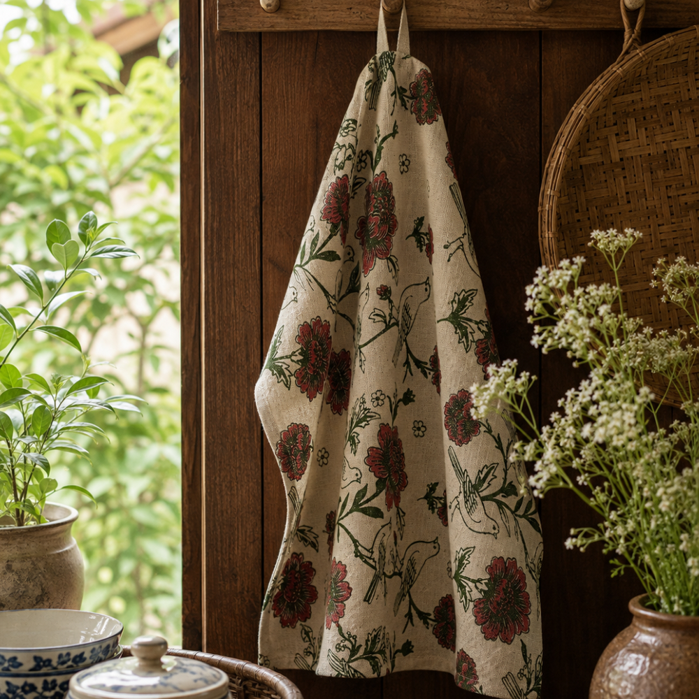 Screen Print Tea Towel
