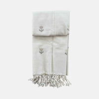 Tulips Pattern Cotton Shawl