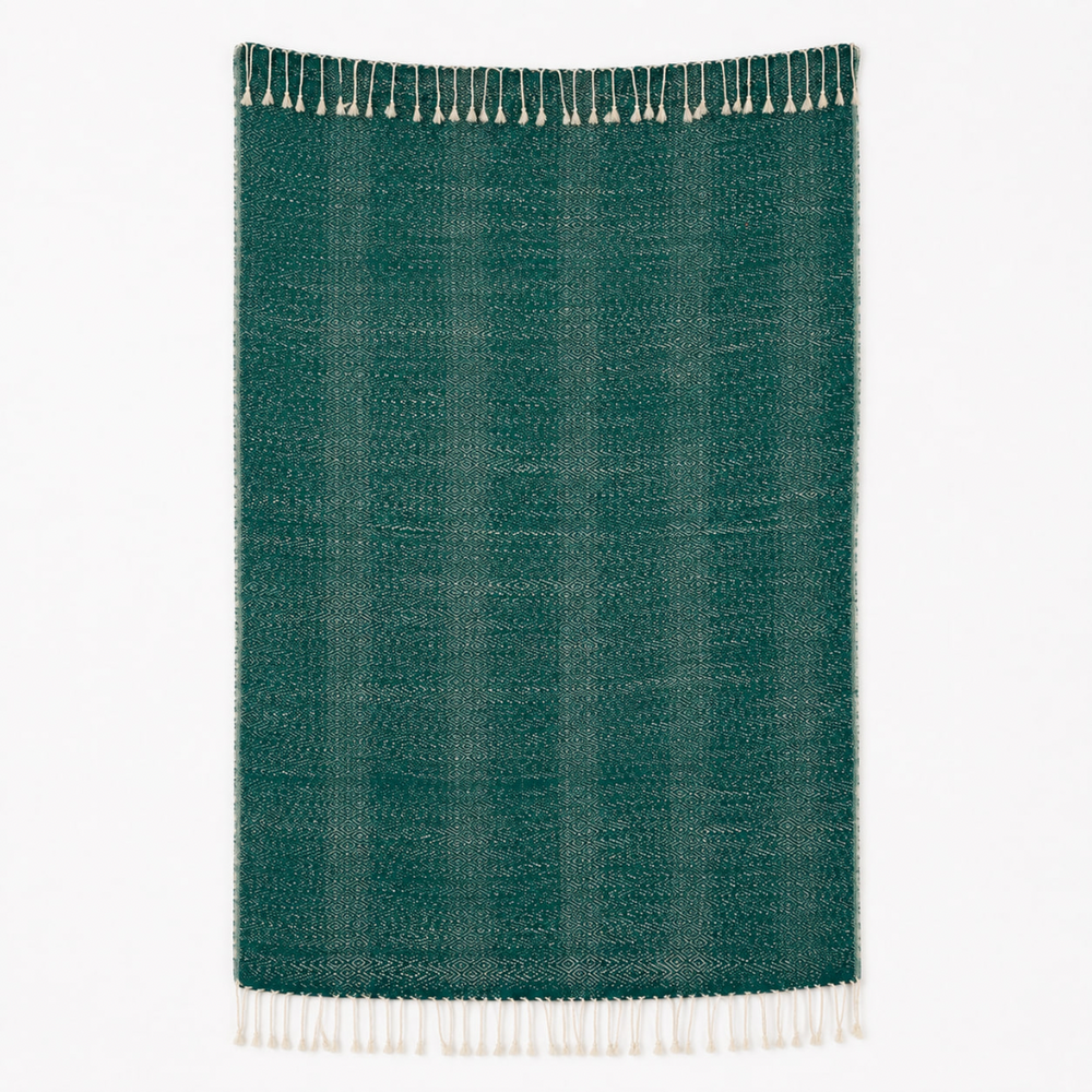 Handwoven Cotton Throw ( KuMudra )