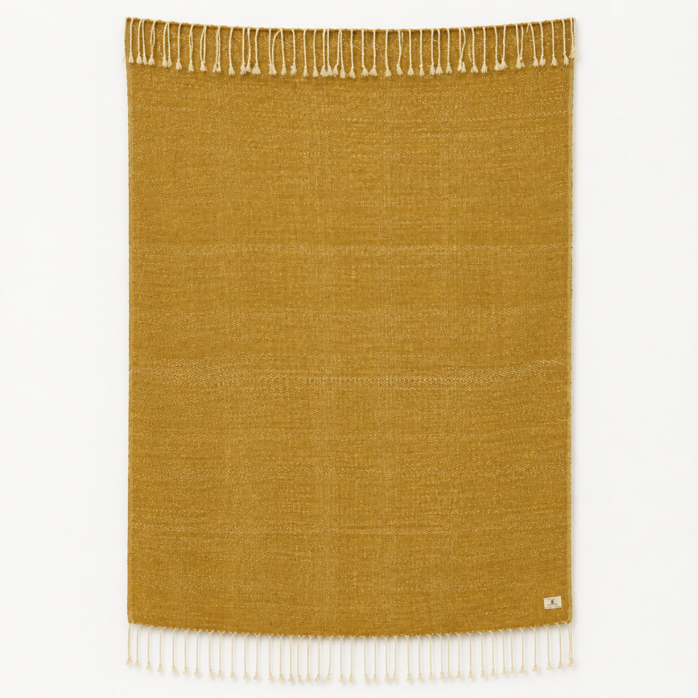 Handwoven Cotton Throw ( KuMudra )