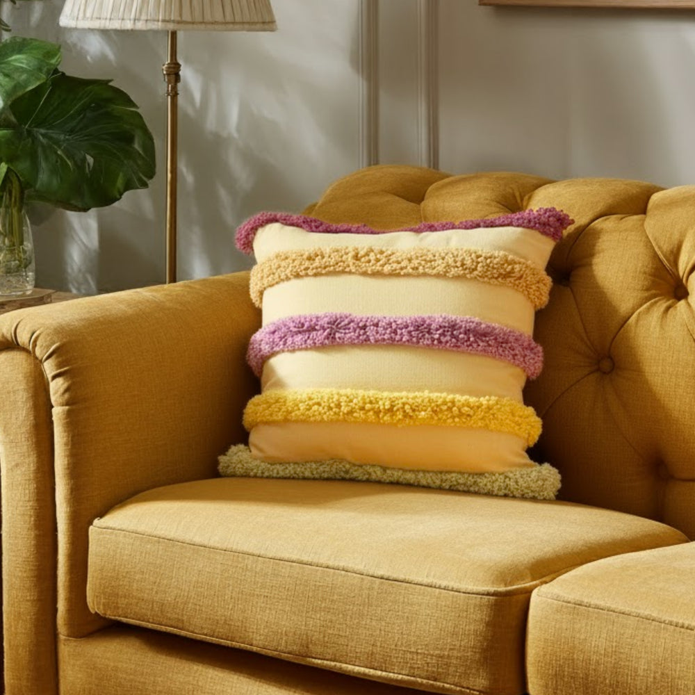 Puffa: Handwoven Cushion Cover (Without Inner Pillow)