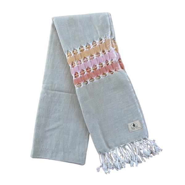 Handwoven Candy Cotton Shawl