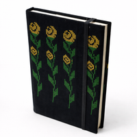 Notebook with Myanmar Acheik Pattern