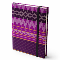 Notebook with Myanmar Acheik Pattern
