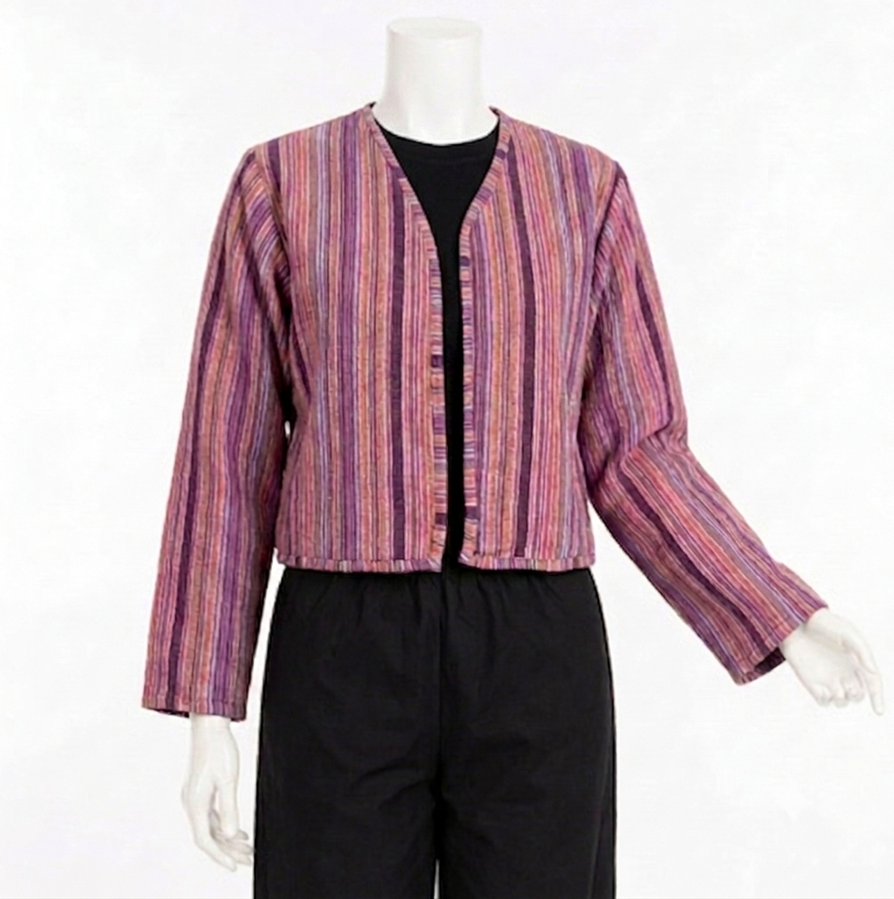 Twal Tar Jacket ( Purple Stripes)