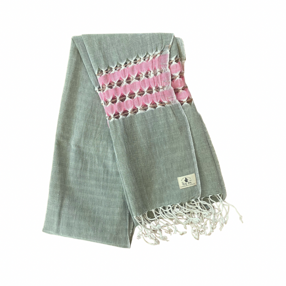 Handwoven Candy Cotton Shawl