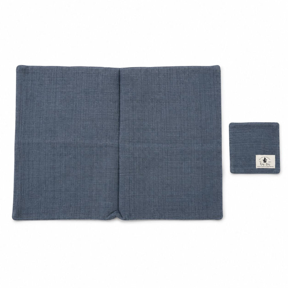 Placemat & Coaster (Light Blue)