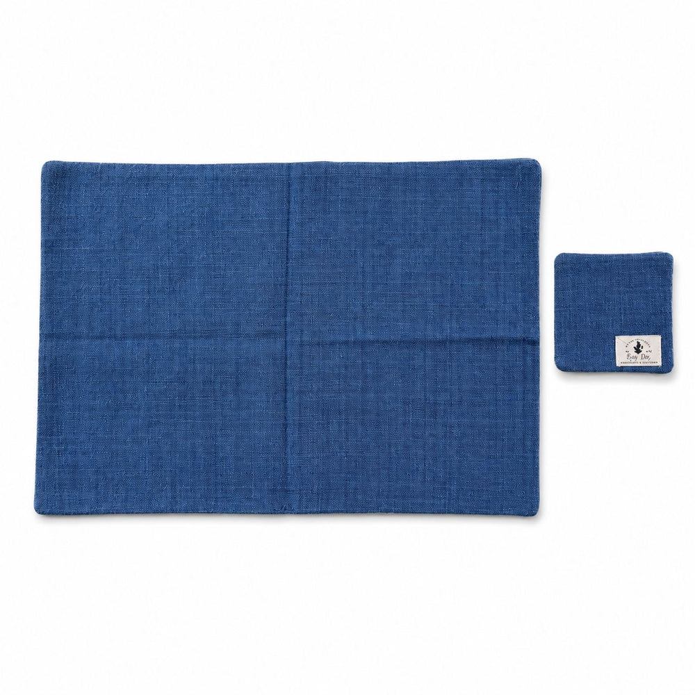 Placemat & Coaster (Blue)