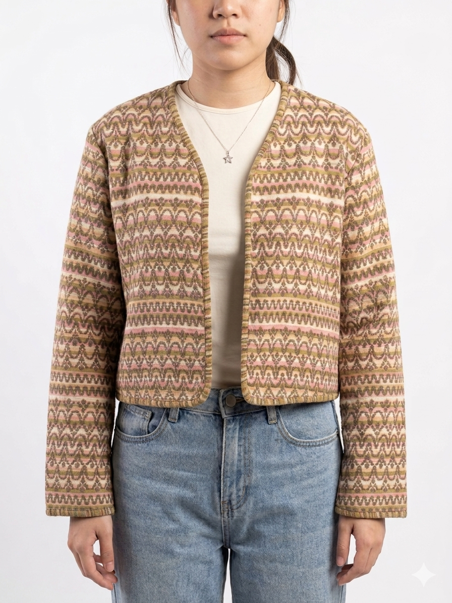 Twal Tar Jacket (Stripe Pink)