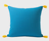 Shae Satt Collection: Handwoven Cushion Cover (Blue) (With Inner Pillow)
