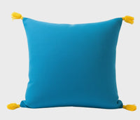 Shae Satt Collection: Handwoven Cushion Cover (Blue) (With Inner Pillow)