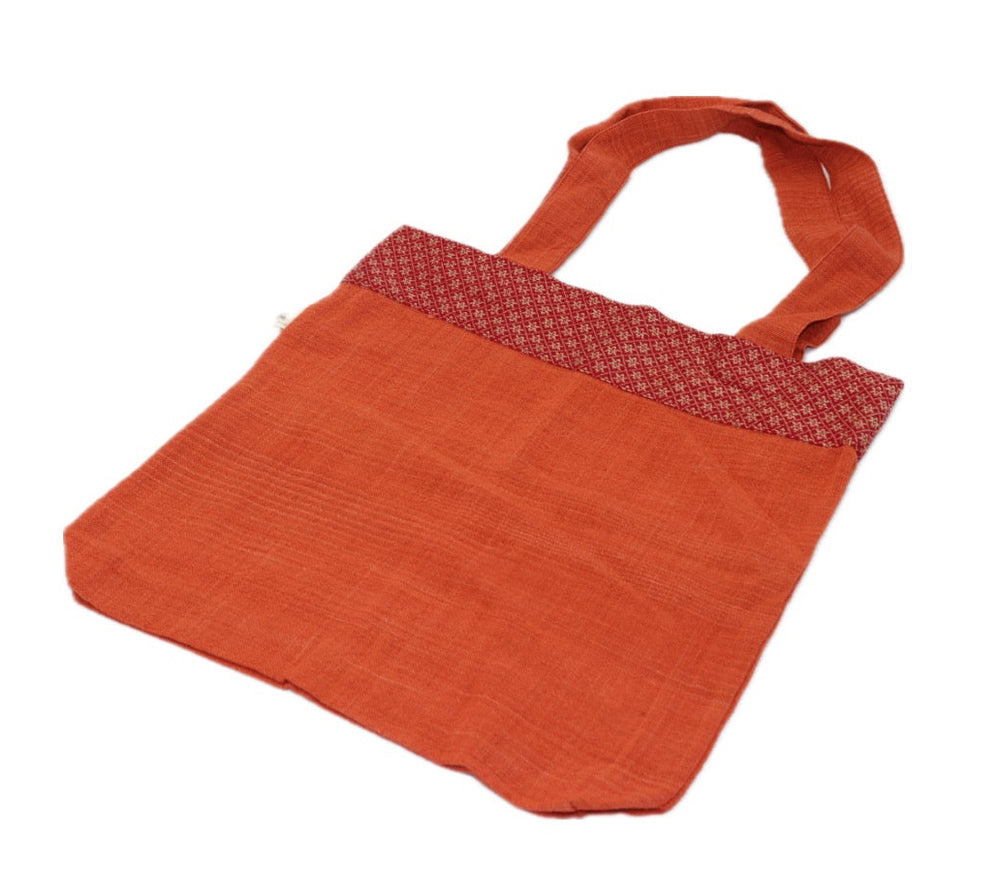 Shae Satt Collection: Cotton Tote Bag (Orange)