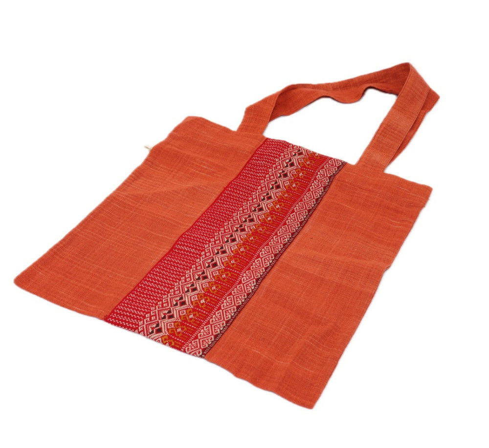 Shae Satt Collection: Cotton Tote Bag (Orange)